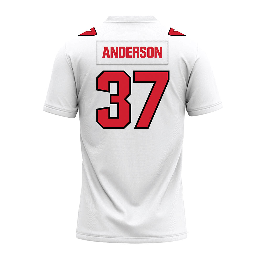 Youngstown State - NCAA Football : Evan Anderson - White Premium Football Jersey-1