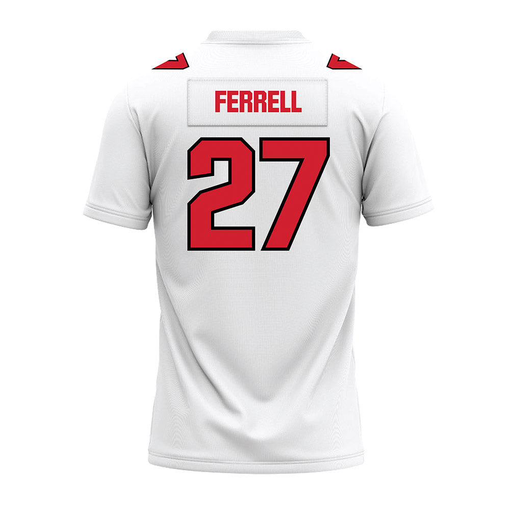 Youngstown State - NCAA Football : DC Ferrell - White Premium Football Jersey-1