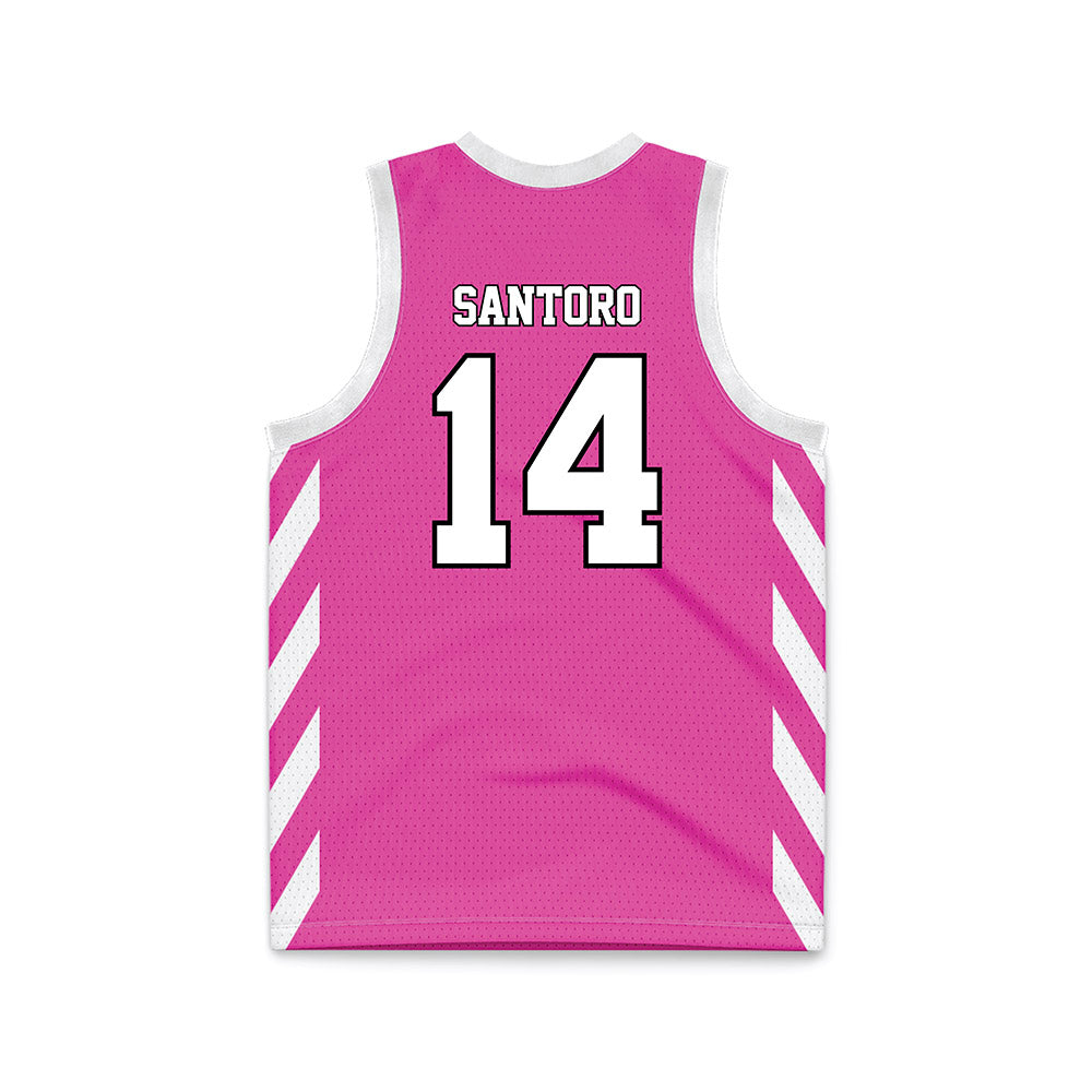 Youngstown State - NCAA Women's Basketball : Casey Santoro - Pink Basketball Jersey-1