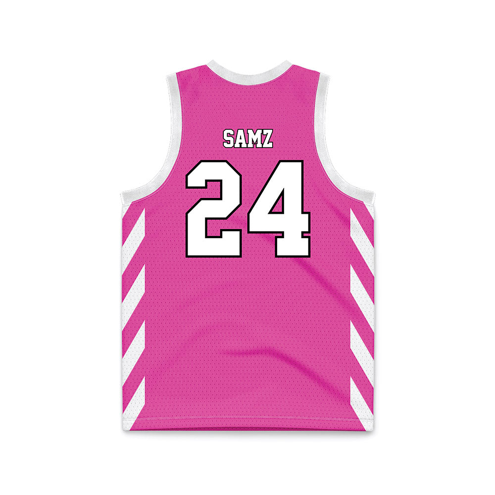 Youngstown State - NCAA Women's Basketball : Bella Samz - Pink Basketball Jersey-1