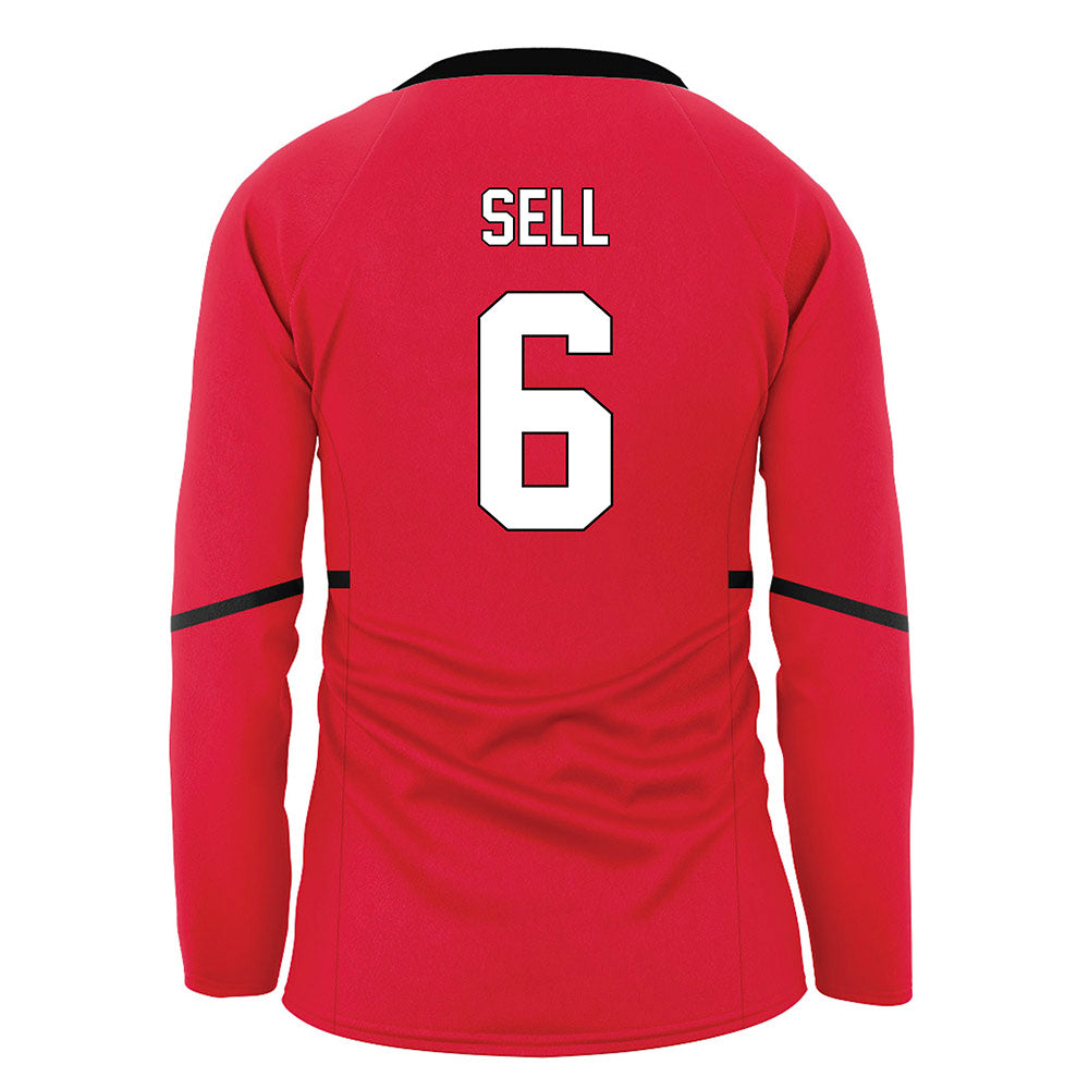 Youngstown State - NCAA Women's Volleyball : Julia Sell - Red Volleyball Jersey-1