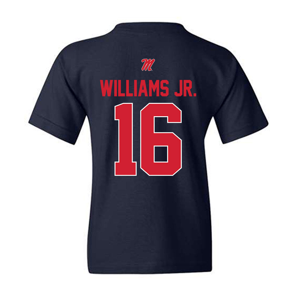 Ole Miss - NCAA Football : Wydett Williams Jr. - Youth T-Shirt-1