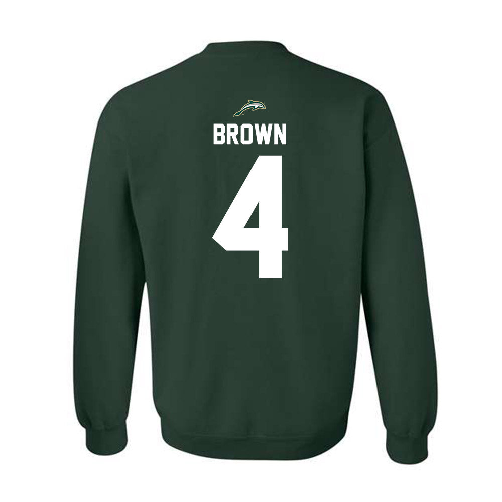 Jacksonville - Mens Basketball Legends : Dee Brown - Classic Shersey Crewneck Sweatshirt