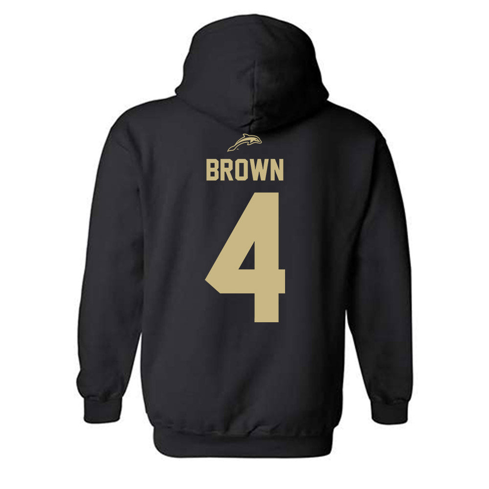 Jacksonville - Mens Basketball Legends : Dee Brown - Classic Shersey Hooded Sweatshirt