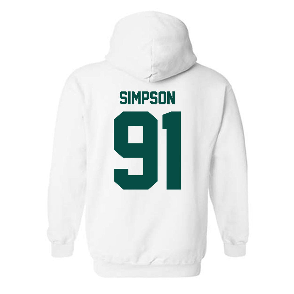 Jacksonville - NCAA Men's Lacrosse : Riley Simpson - Classic Shersey Hooded Sweatshirt