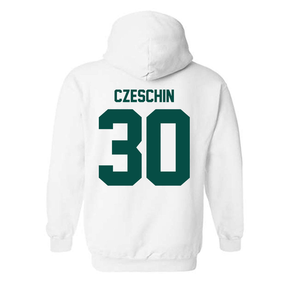 Jacksonville - NCAA Men's Lacrosse : Zane Czeschin - Classic Shersey Hooded Sweatshirt-1