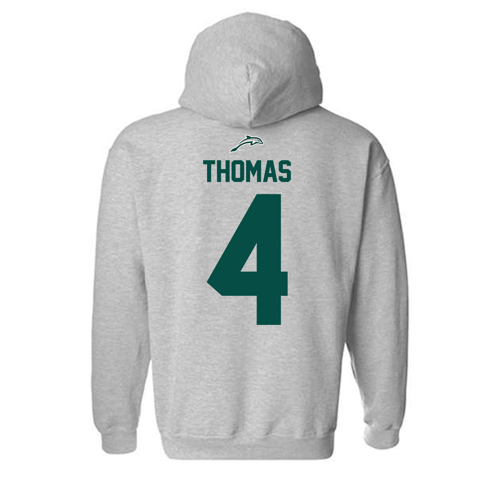 Jacksonville - NCAA Softball : Jaida Thomas - Classic Shersey Hooded Sweatshirt-1