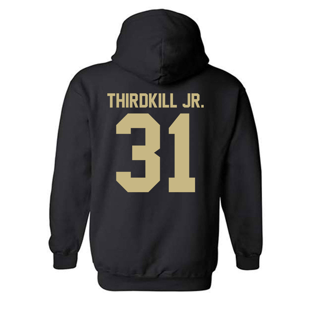 Jacksonville - NCAA Men's Basketball : Jason Thirdkill Jr. - Classic Shersey Hooded Sweatshirt-1