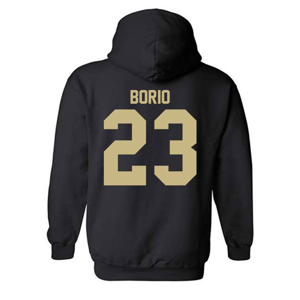 Jacksonville - NCAA Men's Basketball : Enrico Borio - Classic Shersey Hooded Sweatshirt