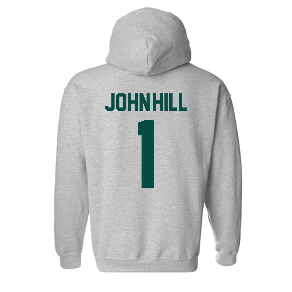 Jacksonville - NCAA Men's Lacrosse : Daylin John-Hill - Classic Shersey Hooded Sweatshirt-1