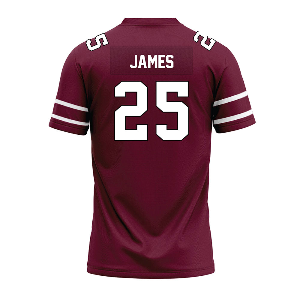 Fordham - NCAA Football : Jamell James - Maroon Premium Football Jersey-1