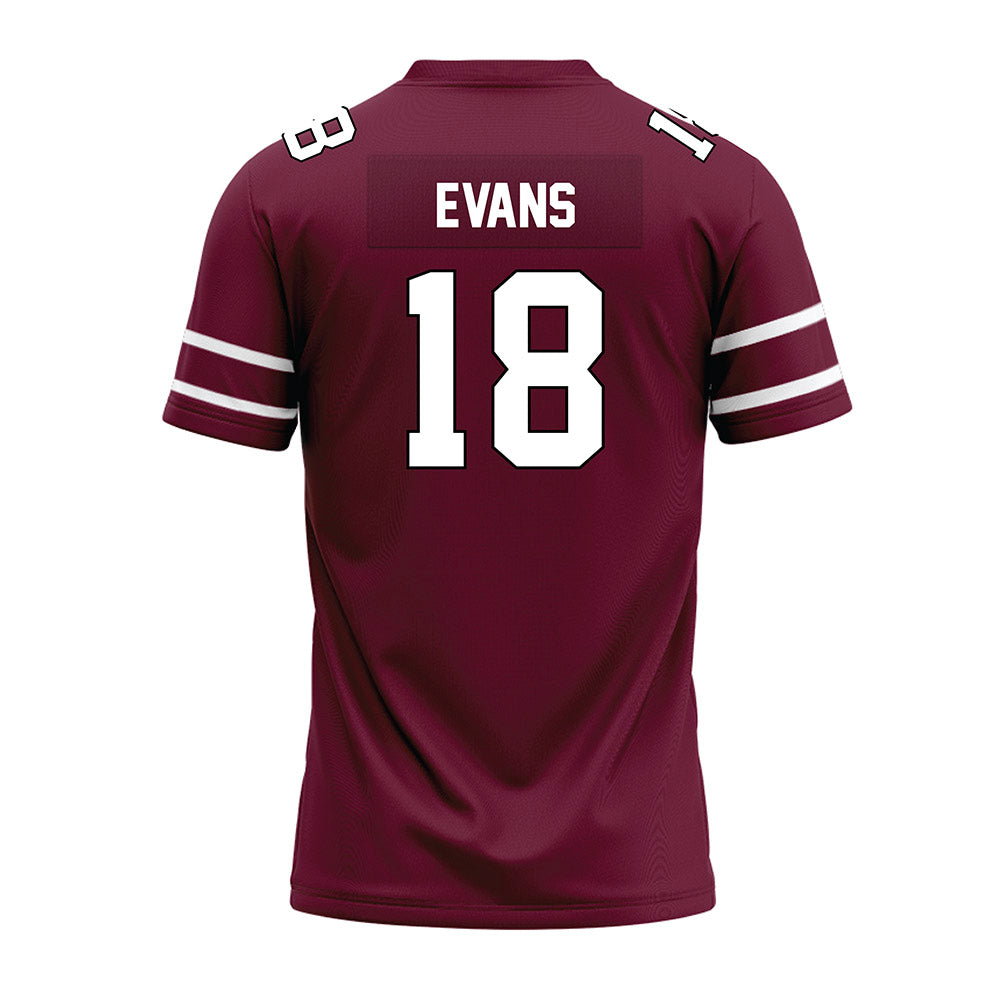 Fordham - NCAA Football : Jayln Evans - Maroon Premium Football Jersey-1
