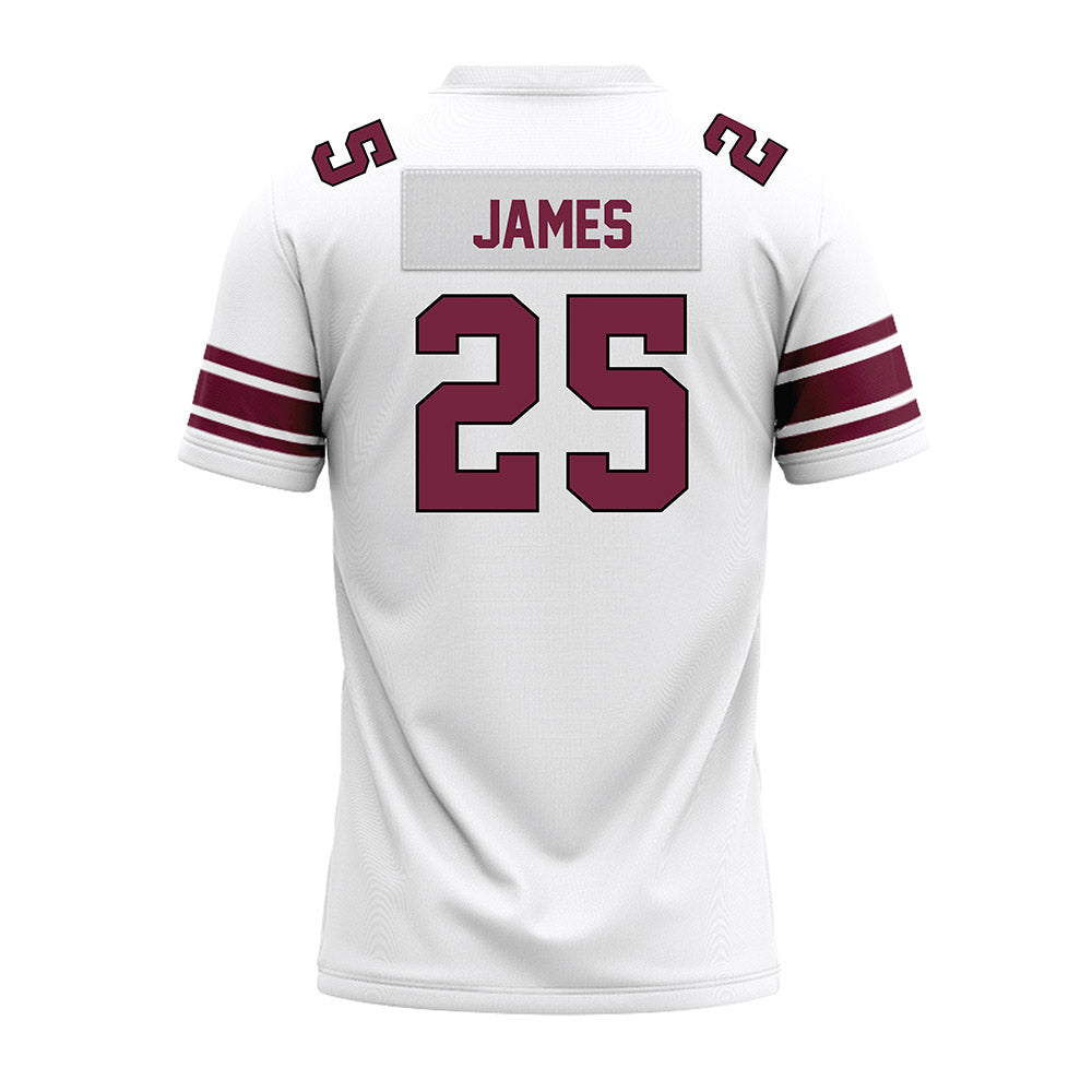 Fordham - NCAA Football : Jamell James - White Premium Football Jersey-1