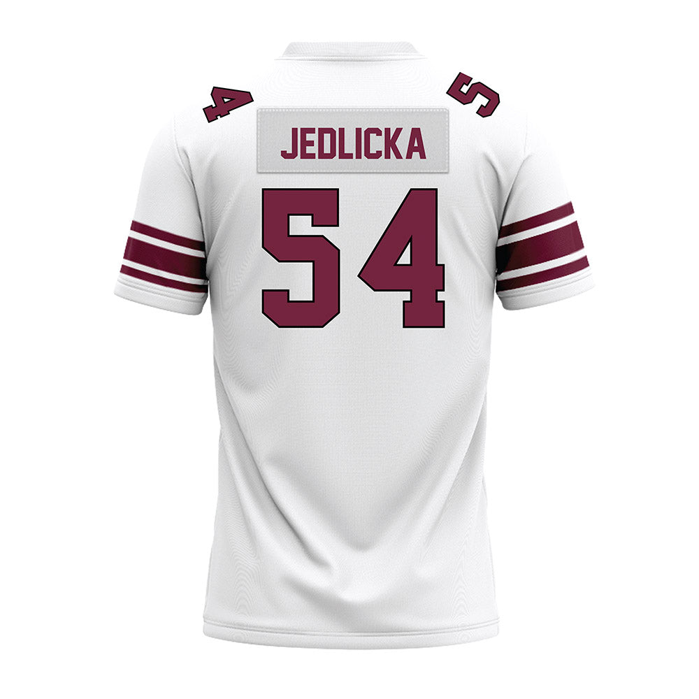 Fordham - NCAA Football : Jack Jedlicka - White Premium Football Jersey-1