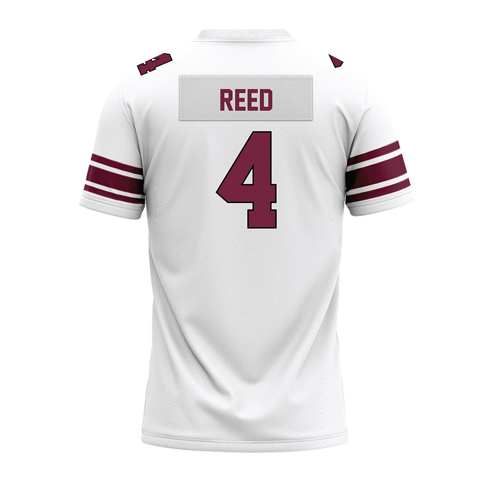 Fordham - NCAA Football : KJ Reed - White Premium Football Jersey-1