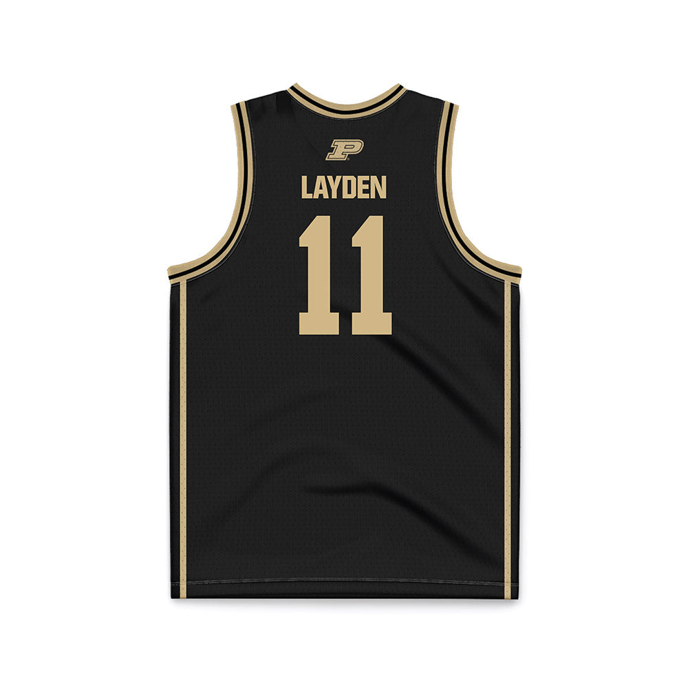 Purdue - NCAA Women's Basketball : McKenna Layden - Black Basketball Jersey