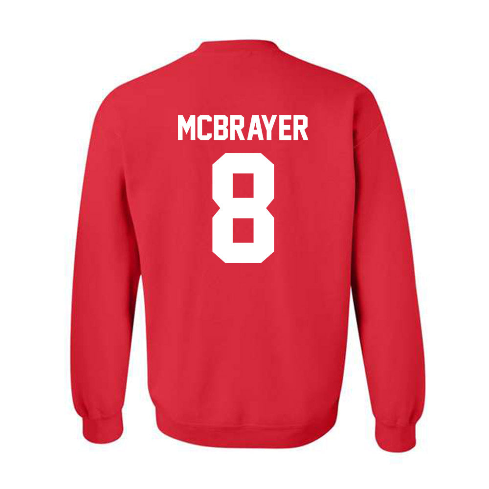 Ohio State - NCAA Men's Ice Hockey : Nathan McBrayer - Classic Shersey Crewneck Sweatshirt-1