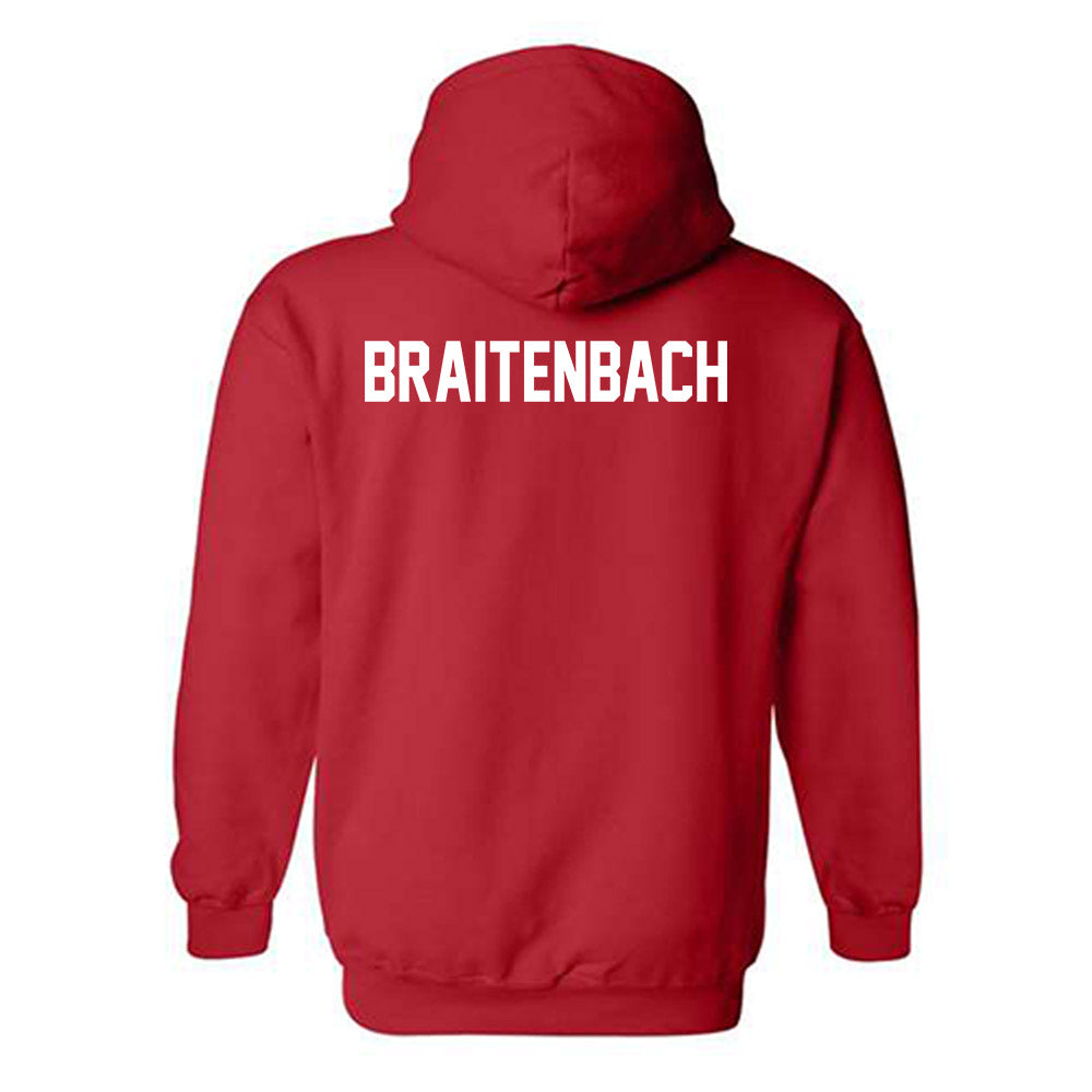 Ohio State - NCAA Men's Swimming & Diving : Ernest Braitenbach - Classic Shersey Hooded Sweatshirt-1