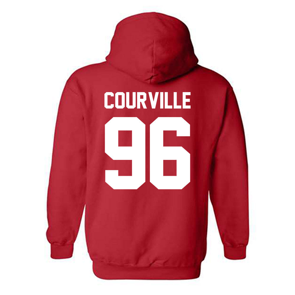Ohio State - NCAA Football : Jackson Courville - Classic Shersey Hooded Sweatshirt-1