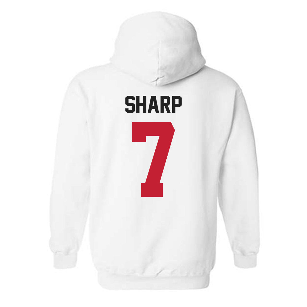Ohio State - NCAA Men's Lacrosse : Brad Sharp - Classic Shersey Hooded Sweatshirt-1