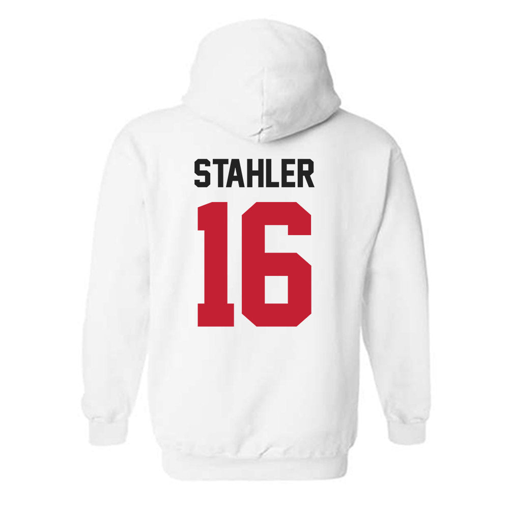 Ohio State - NCAA Women's Volleyball : Mia Stahler - Classic Shersey Hooded Sweatshirt-1