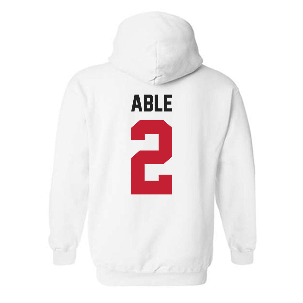 Ohio State - NCAA Men's Ice Hockey : Chris Able - Classic Shersey Hooded Sweatshirt-1
