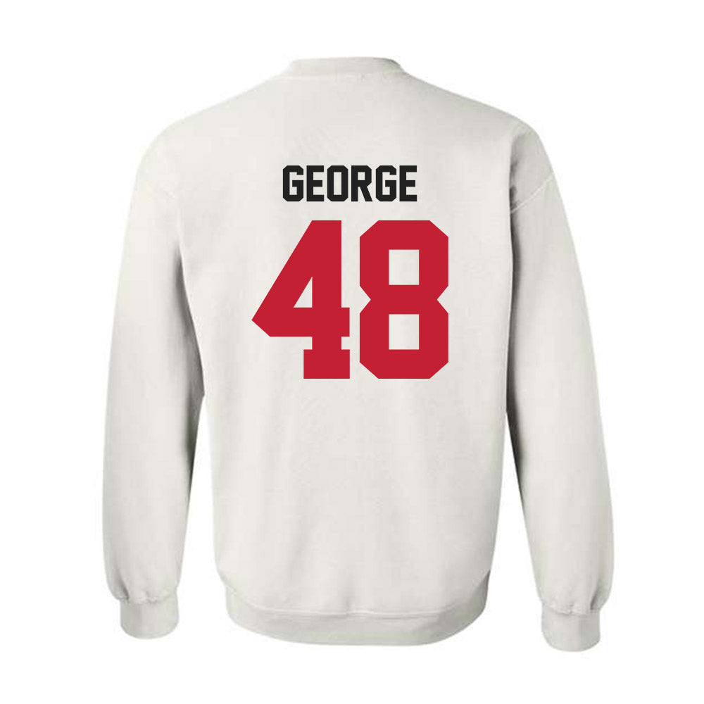 Ohio State - NCAA Football : Logan George - Classic Shersey Crewneck Sweatshirt-1