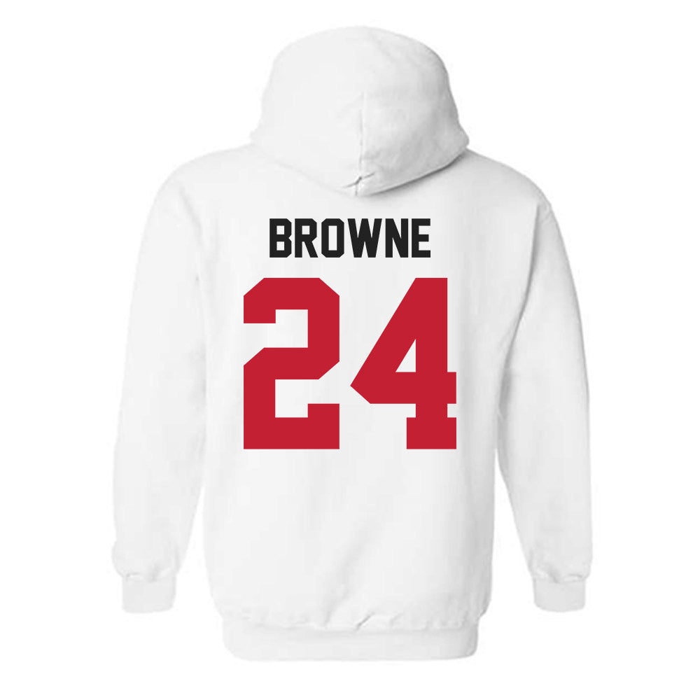Ohio State - NCAA Women's Lacrosse : Charlotte Browne - Classic Shersey Hooded Sweatshirt-1
