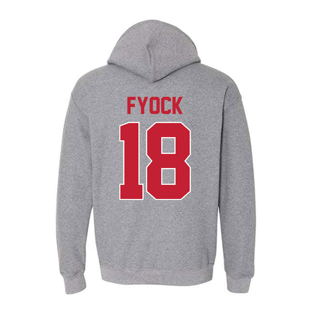 Ohio State - NCAA Men's Lacrosse : Caleb Fyock - Classic Shersey Hooded Sweatshirt-1