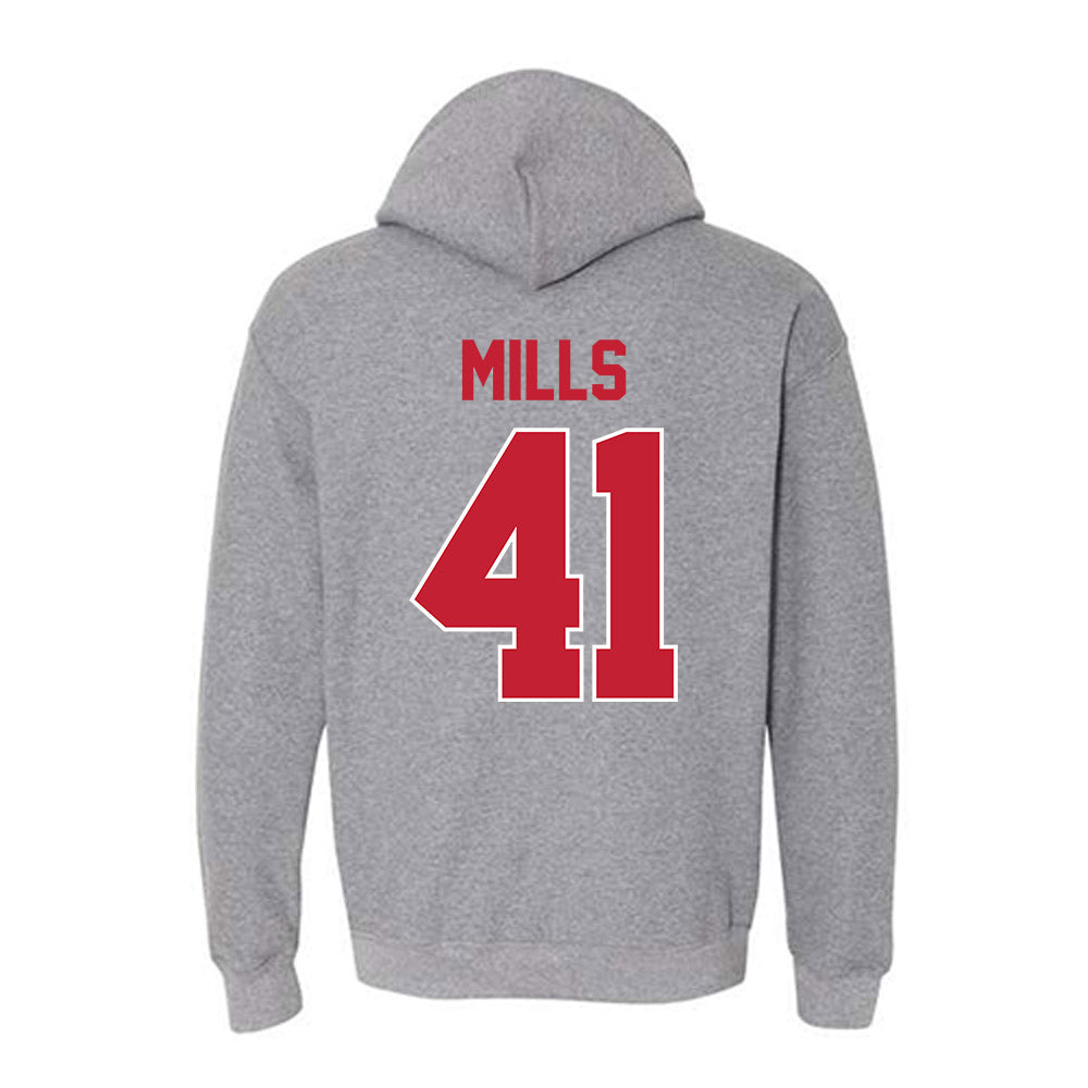 Ohio State - NCAA Football : Grant Mills - Classic Shersey Hooded Sweatshirt-1