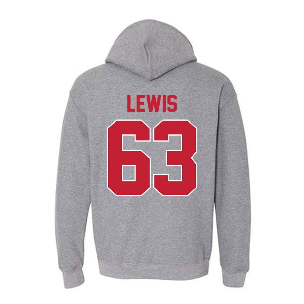 Ohio State - NCAA Men's Ice Hockey : Nathan Lewis - Classic Shersey Hooded Sweatshirt