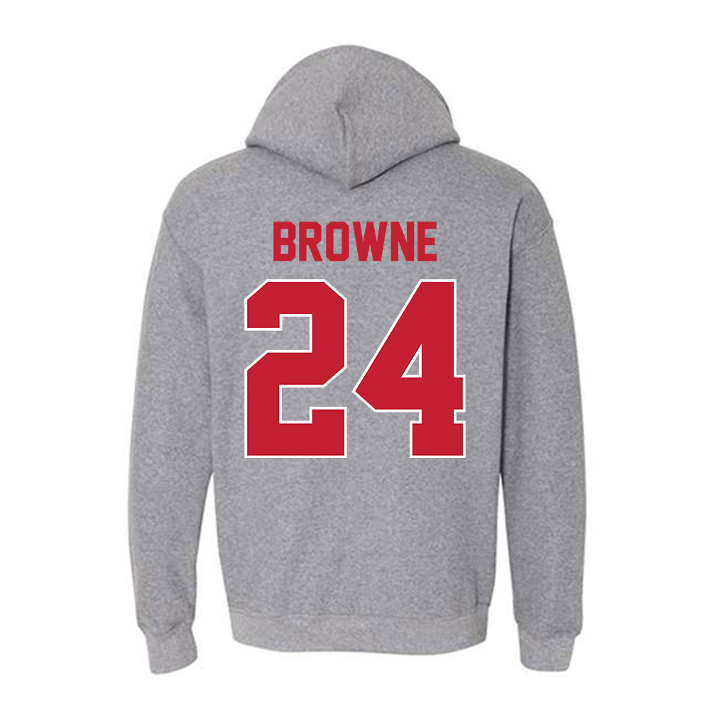 Ohio State - NCAA Women's Lacrosse : Charlotte Browne - Classic Shersey Hooded Sweatshirt-1