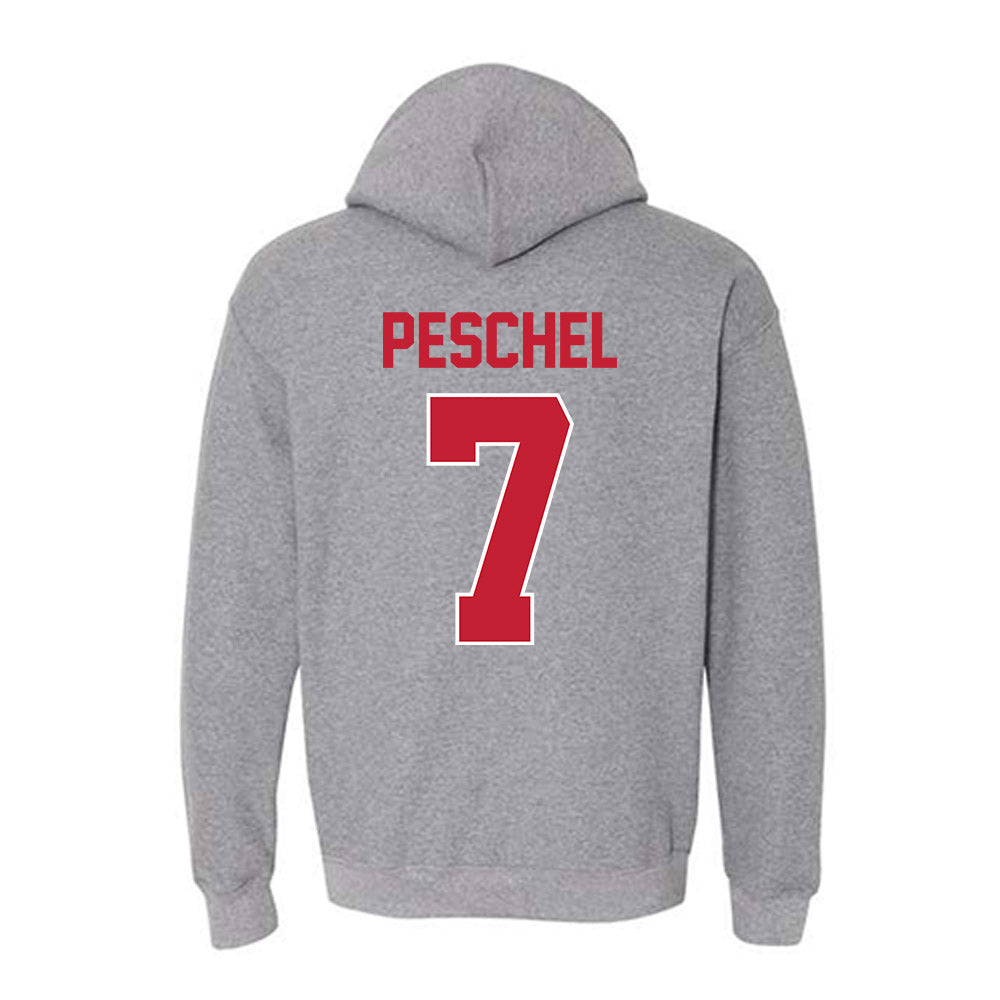 Ohio State - NCAA Women's Ice Hockey : Emma Peschel - Classic Shersey Hooded Sweatshirt-1