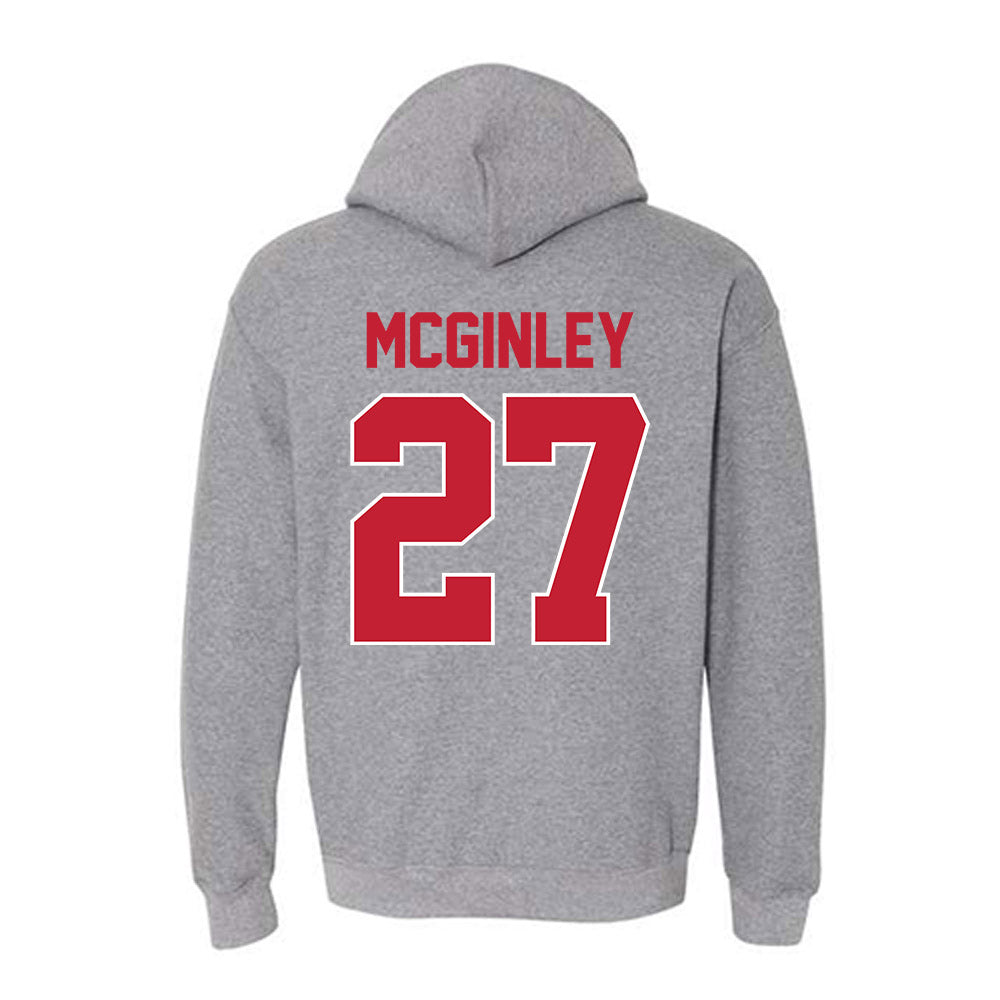 Ohio State - NCAA Men's Ice Hockey : Sam McGinley - Classic Shersey Hooded Sweatshirt-1