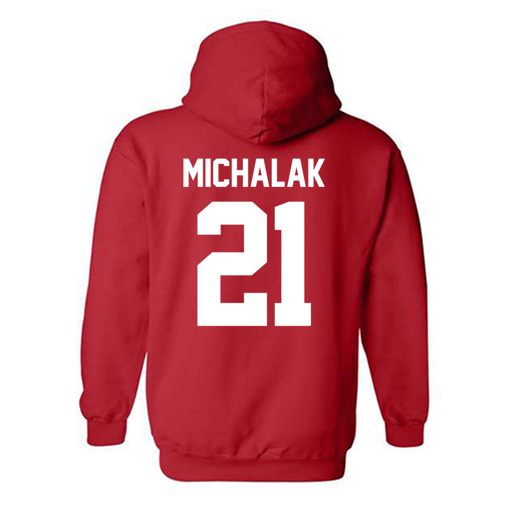 Ohio State - NCAA Baseball : Jake Michalak - Classic Shersey Hooded Sweatshirt-1