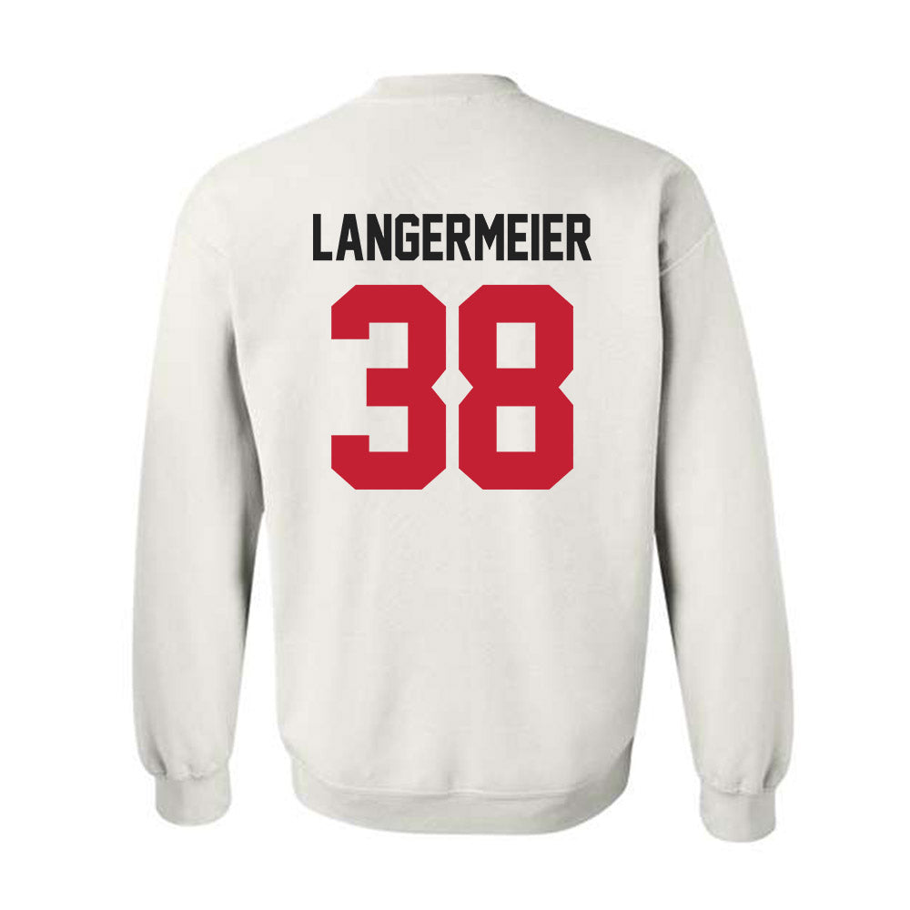Ohio State - NCAA Men's Lacrosse : Greg Langermeier - Classic Shersey Crewneck Sweatshirt-1