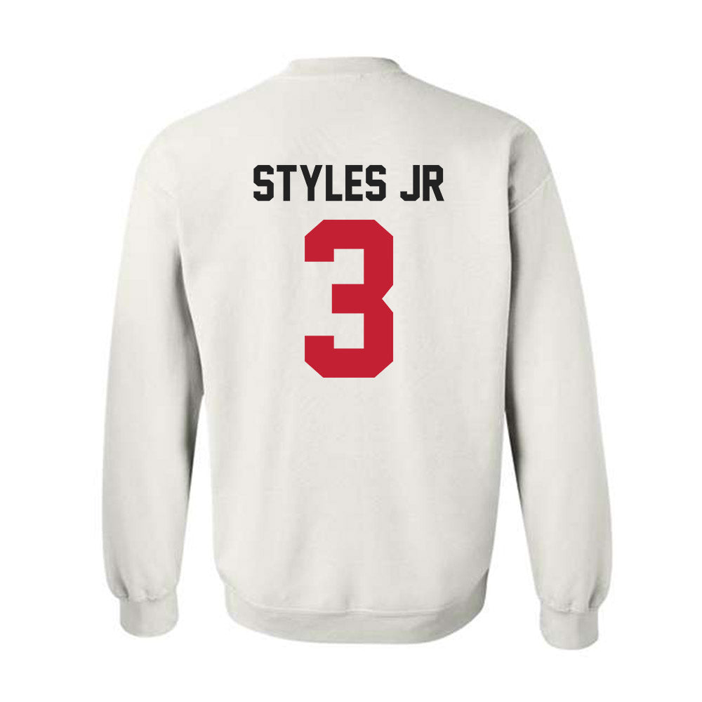 Ohio State - NCAA Football : Lorenzo Styles Jr - Classic Shersey Crewneck Sweatshirt-1