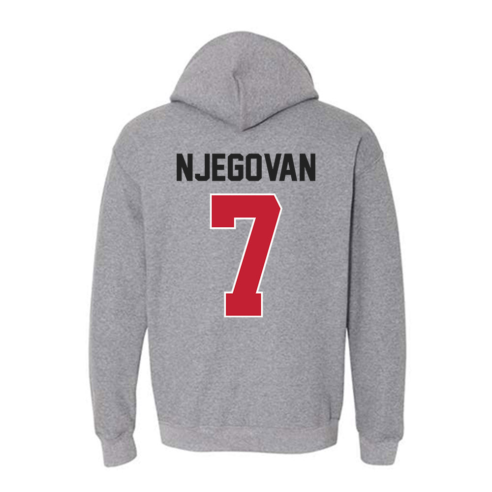 Ohio State - NCAA Men's Basketball : Ivan Njegovan - Classic Shersey Hooded Sweatshirt-1