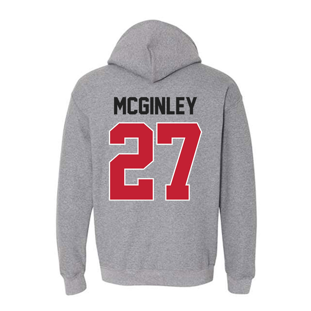 Ohio State - NCAA Men's Ice Hockey : Sam McGinley - Classic Shersey Hooded Sweatshirt-1