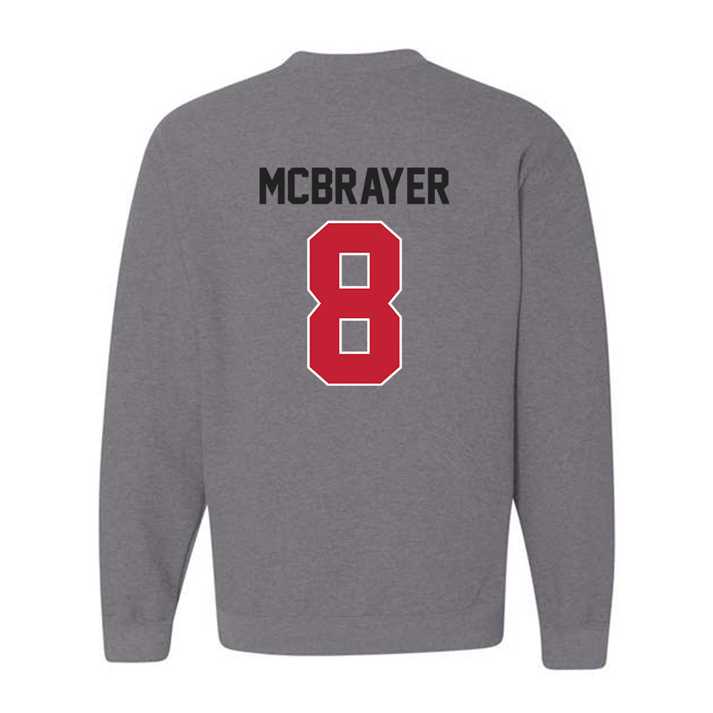 Ohio State - NCAA Men's Ice Hockey : Nathan McBrayer - Classic Shersey Crewneck Sweatshirt-1