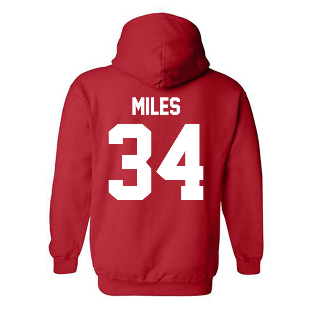 Ohio State - NCAA Football : Bukari Miles - Sports Shersey Hooded Sweatshirt-1