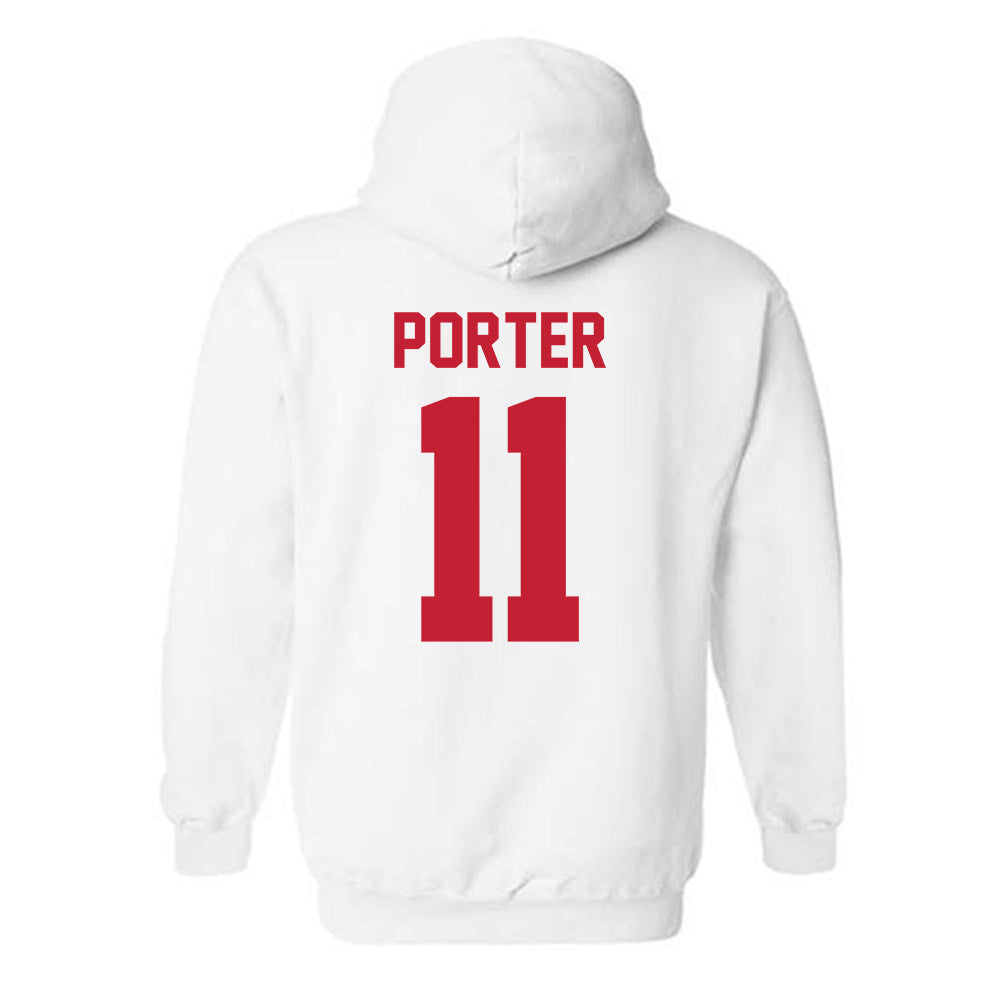 Ohio State - NCAA Football : Quincy Porter - Sports Shersey Hooded Sweatshirt-1