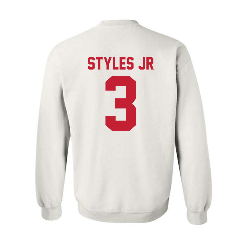 Ohio State - NCAA Football : Lorenzo Styles Jr - Sports Shersey Crewneck Sweatshirt-1