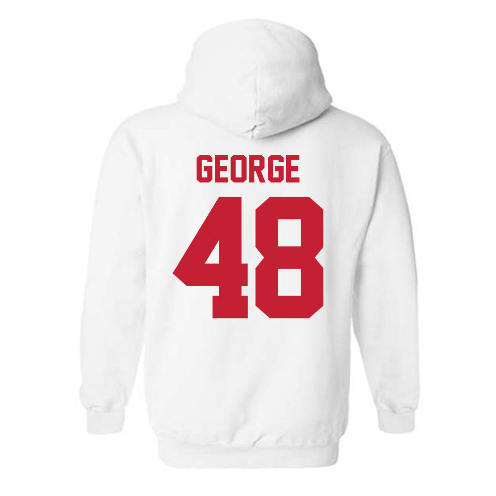 Ohio State - NCAA Football : Logan George - Sports Shersey Hooded Sweatshirt-1