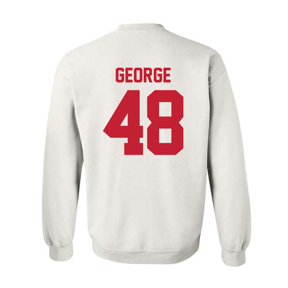 Ohio State - NCAA Football : Logan George - Sports Shersey Crewneck Sweatshirt-1