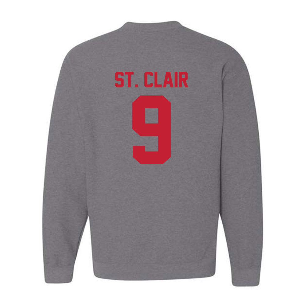 Ohio State - NCAA Football : Tavien St. Clair - Sports Shersey Crewneck Sweatshirt-1
