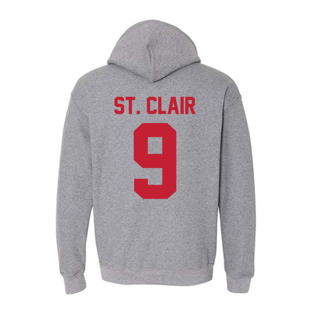Ohio State - NCAA Football : Tavien St. Clair - Sports Shersey Hooded Sweatshirt-1