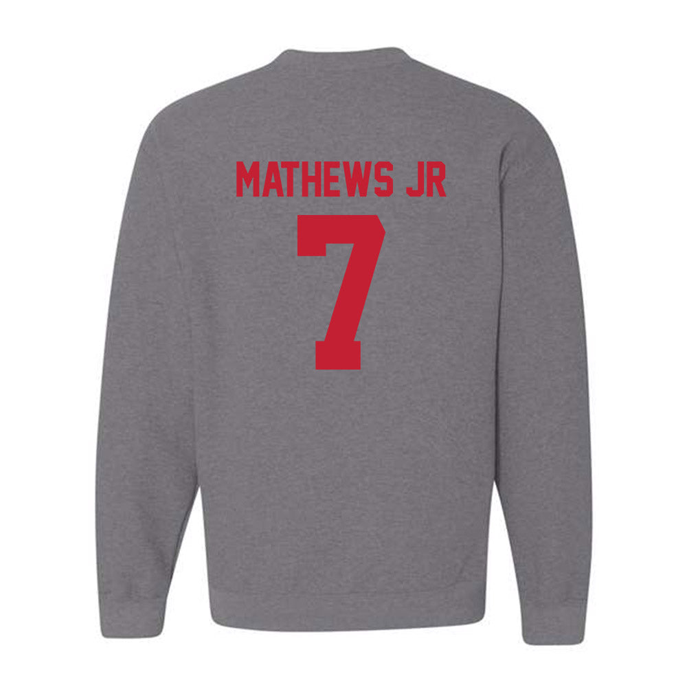 Ohio State - NCAA Football : Jermaine Mathews Jr - Sports Shersey Crewneck Sweatshirt-1