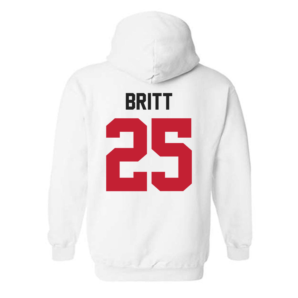 Ohio State - NCAA Women's Soccer : Elle Britt - Sports Shersey Hooded Sweatshirt-1