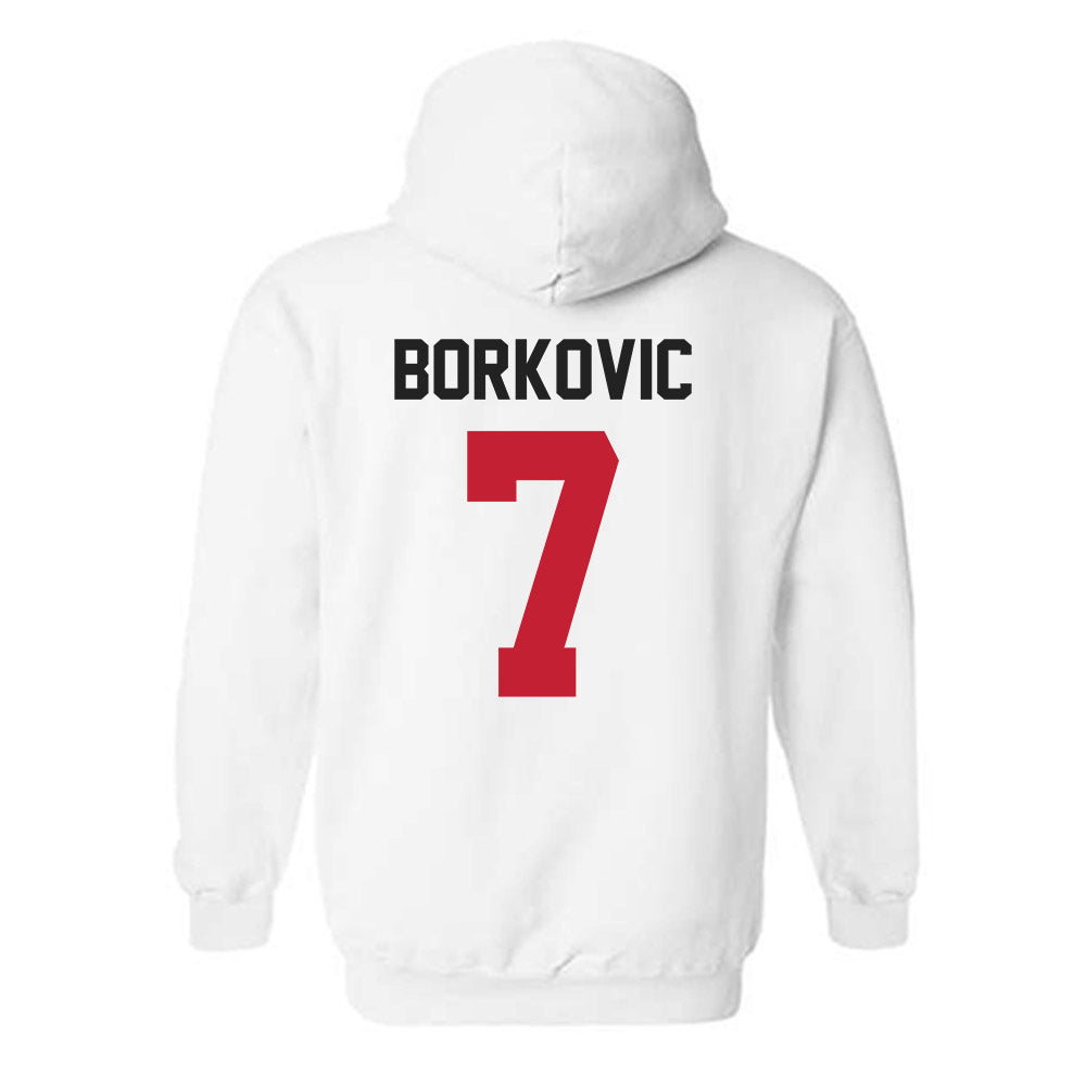 Ohio State - NCAA Men's Soccer : Marko Borkovic - Sports Shersey Hooded Sweatshirt